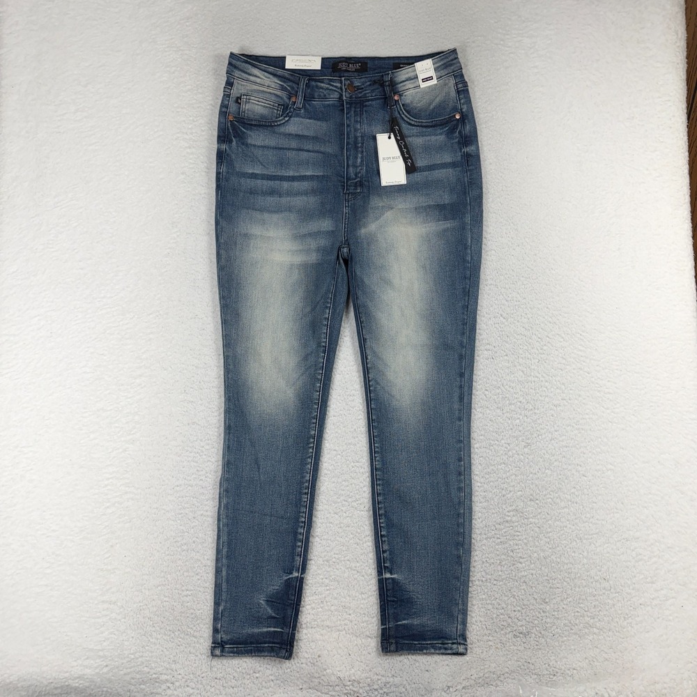 Judy Blue Women's Skinny Fit Jeans Hi-Rise Denim Size 15/32 (31x26) NWT NEW